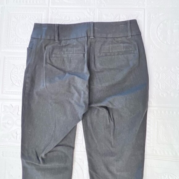 🛍️2 for $25 Sale🛍️ LOFT Curvy Skinny Ankle Dress Pants 2 Gray Stretch OFFICE - Picture 11 of 13